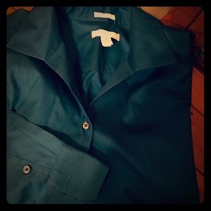Iron free stretch Chico’s blouse